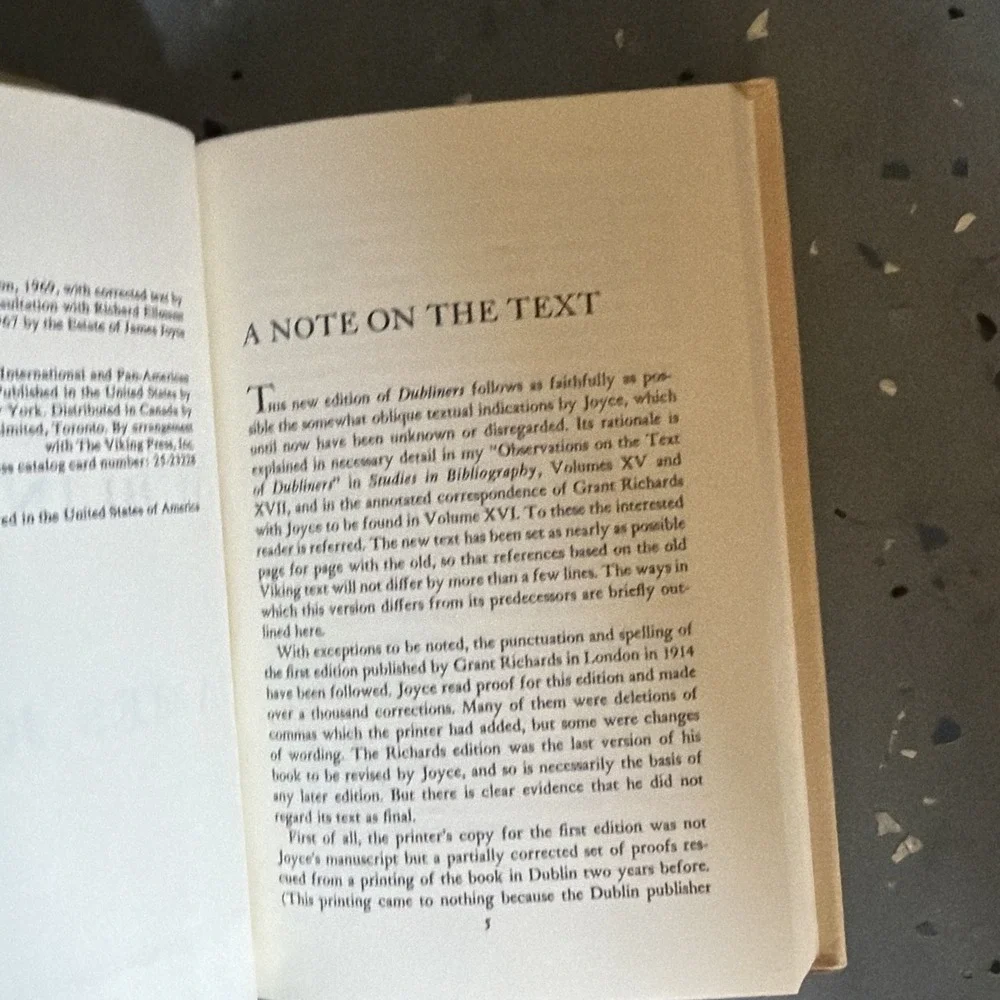 Dubliners by James Joyce (Vintage 1st Modern Library Edition HCDJ, VG+) 1969